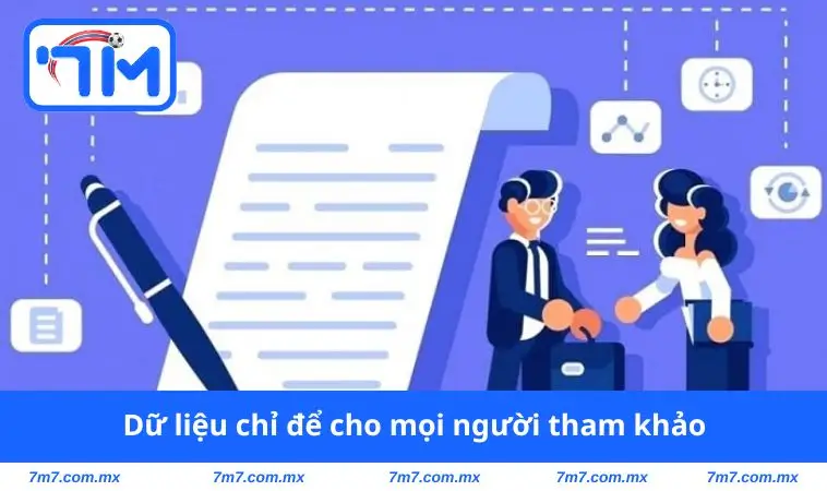 Dữ liệu chỉ để cho mọi người tham khảo