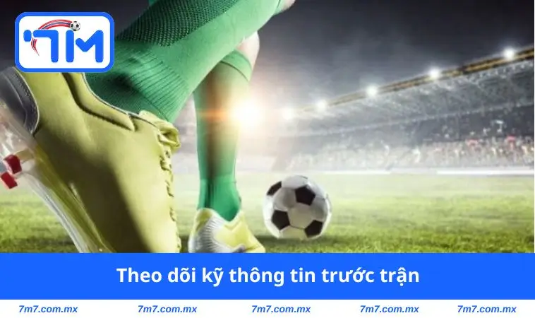 theo doi ky thong tin truoc tran Theo dõi kỹ các thông tin